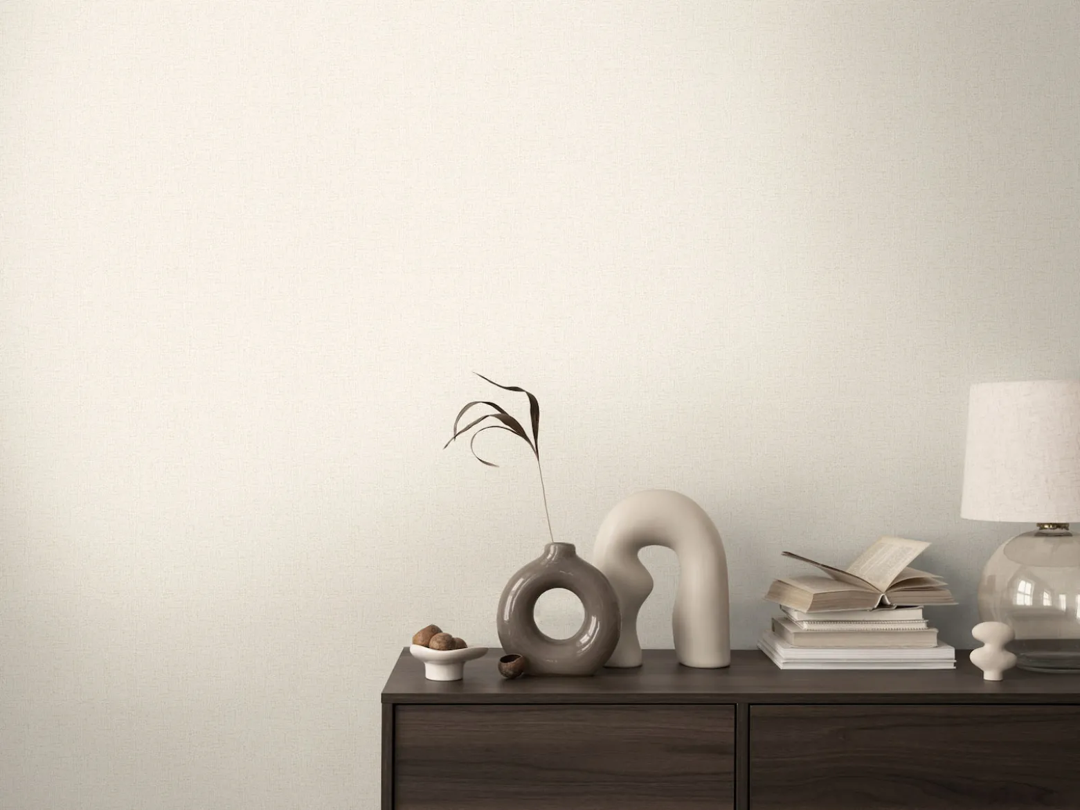 Vliestapete Uni Struktur Creme Gold Metallic 79065-2