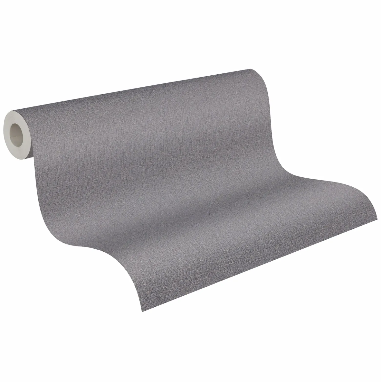Vliestapete Uni Struktur Grau Gold Metallic 79065-6