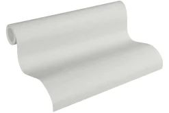 Vliestapete Uni Struktur Grau Silber Metallic 35866-1