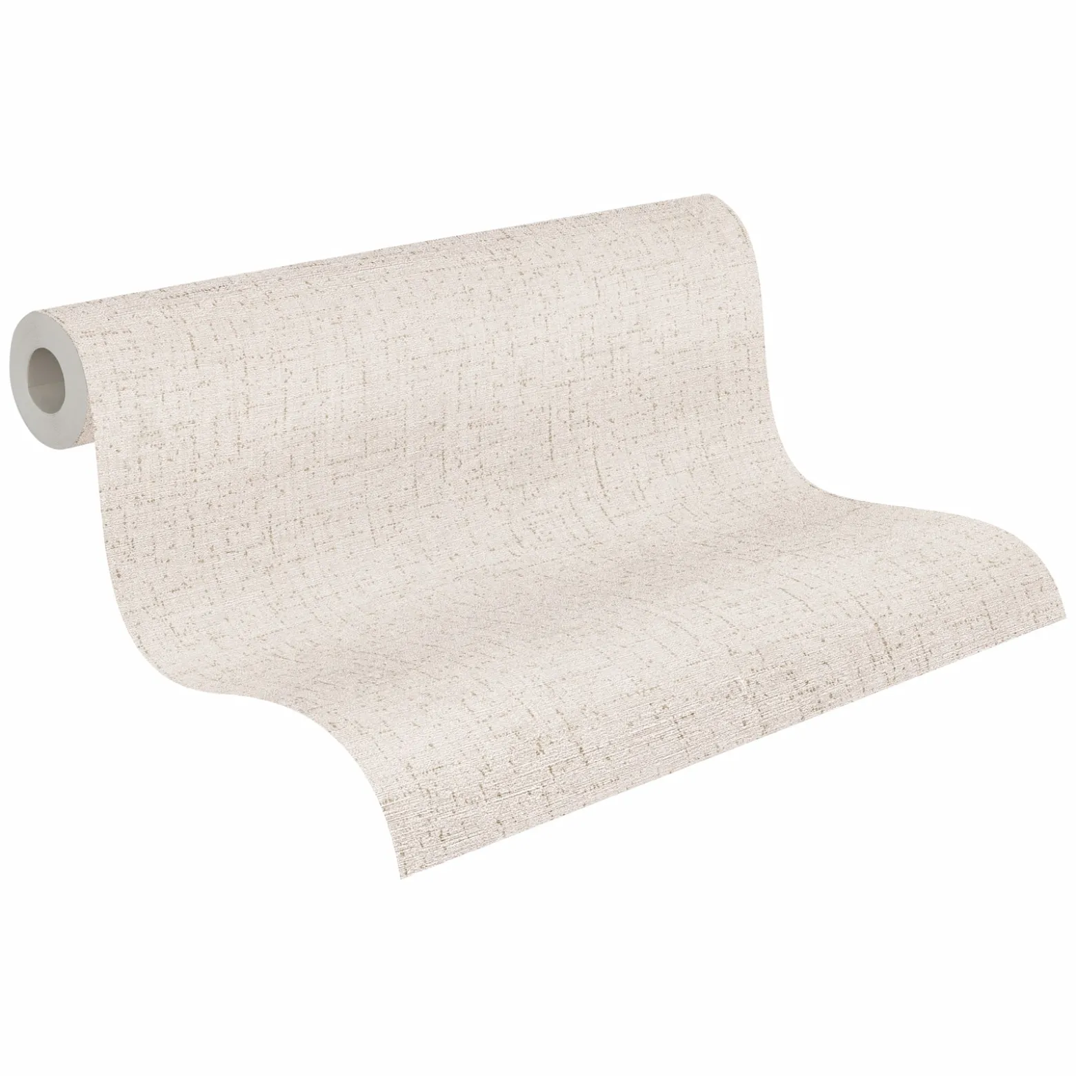 Vliestapete Uni Struktur Hellgrau Gold Metallic 79066-9