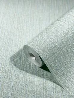Vliestapete Uni Struktur hellblau metallic 32737