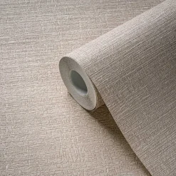 Vliestapete Uni Struktur Kratzer Beige Creme 39648-3