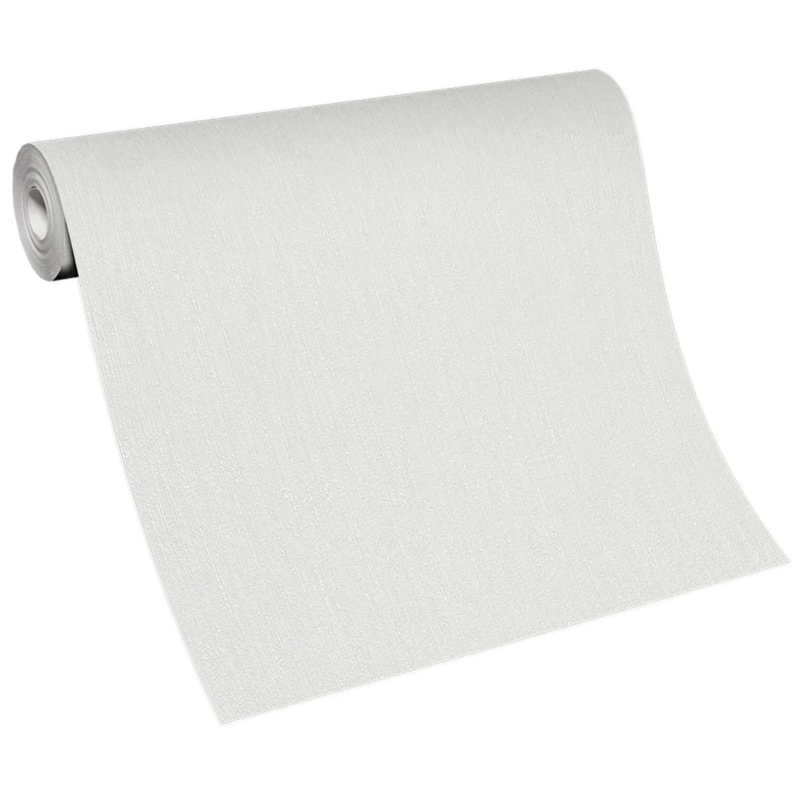 Vliestapete Uni Struktur Linien Weiß Metallic 10396-01