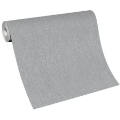 Vliestapete Uni Struktur Linien Modern Grau 10396-10