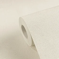 Vliestapete Uni Struktur Modern Creme Weiß 79066-1