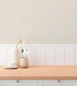 Vliestapete Uni Struktur Modern Creme Grau 79098-7