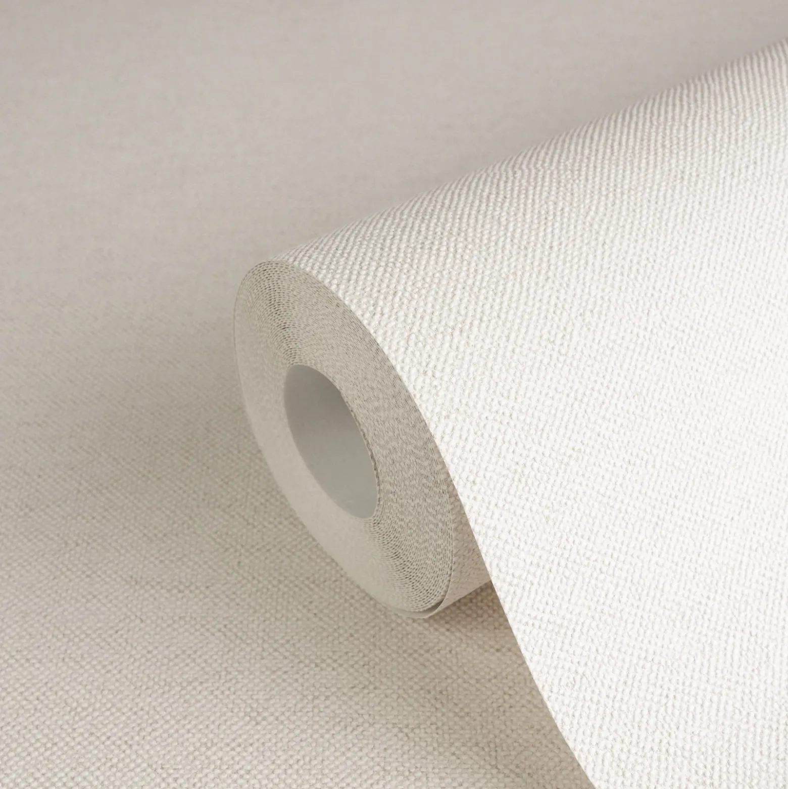 Vliestapete Uni Struktur Modern Creme Grau 79098-7
