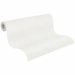 Vliestapete Uni Struktur Modern Weiß Grau 79098-1