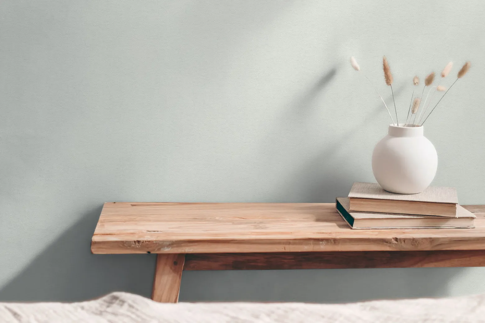 Vliestapete Uni Struktur Modern Weiß Blau 79099-1
