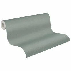 Vliestapete Uni Struktur Modern Grün Blau 79097-7