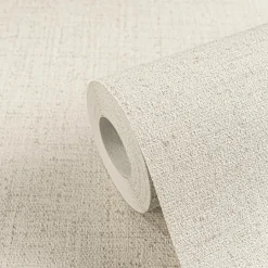 Vliestapete Uni Struktur Modern Grau Creme 79066-4