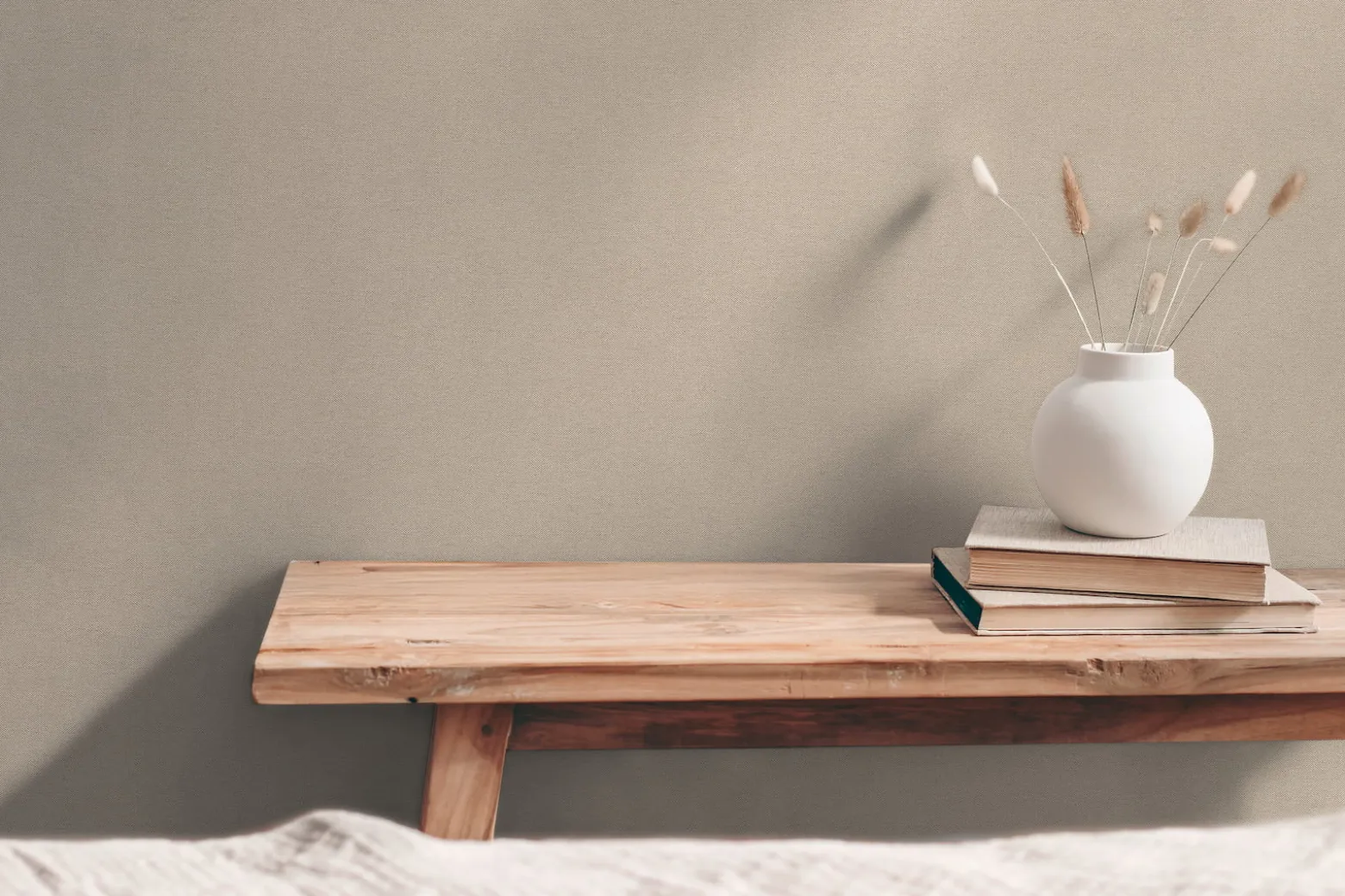 Vliestapete Uni Struktur Modern Braun Beige 79098-9