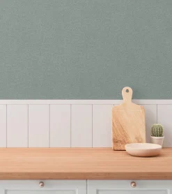 Vliestapete Uni Struktur Modern Blau Grün 79097-5