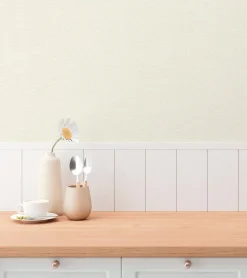 Vliestapete Uni Struktur Modern Creme Weiß 79098-2