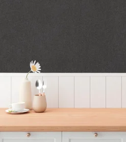 Vliestapete Uni Struktur Modern Dunkelgrau 79098-3