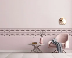 Vliestapete Uni Struktur Rosa Glitzer 34421 Marburg