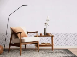 Vliestapete Uni Struktur Rosa-Grau Glitzer 34420 Marburg