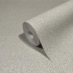 Vliestapete Uni Struktur Steinoptik Grau Braun 33366