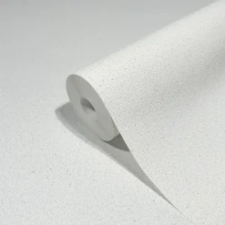Vliestapete Uni Struktur Steinoptik Weiß Creme 33364