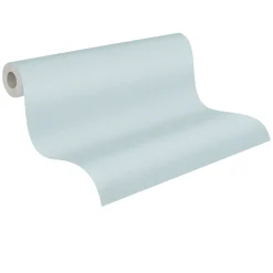 Vliestapete Uni Struktur Stoffoptik Hellblau 3977-37