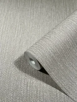 Vliestapete Uni Struktur taupe metallic 32738