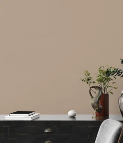 Vliestapete Uni Struktur Textil Optik Beige 39098-3