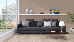Vliestapete Uni Struktur Textil Optik Beige 39098-3