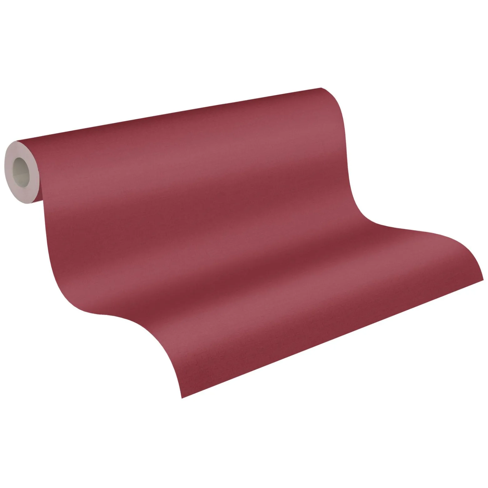 Vliestapete Uni Struktur Textil Optik Dunkelrot 39098-1