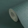 Vliestapete Uni Struktur Textil Optik Grün 39098-4