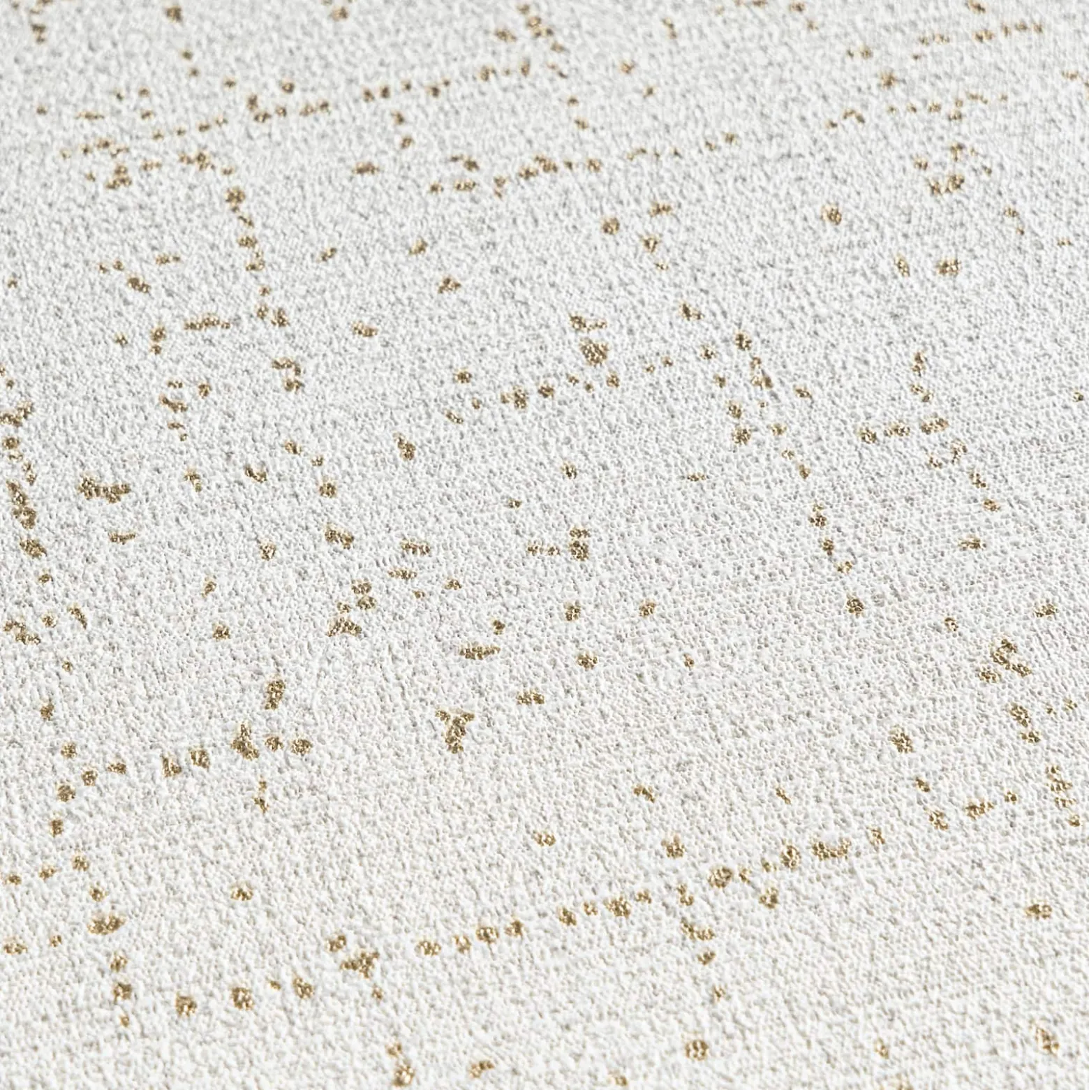 Vliestapete Uni Struktur Weiß Gold Metallic 79066-8