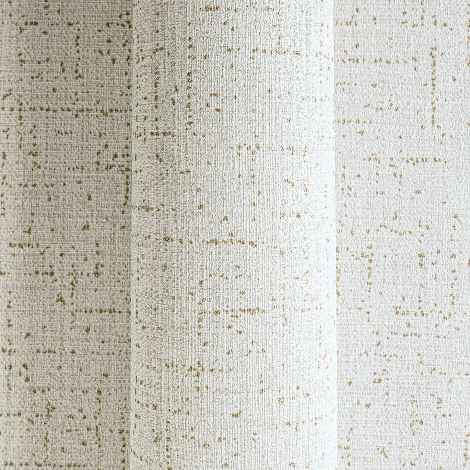 Vliestapete Uni Struktur Weiß Gold Metallic 79066-8