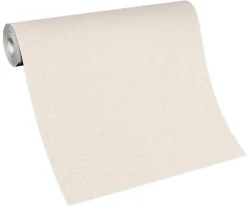 Vliestapete Uni Textil braun-beige 10215-02