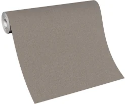 Vliestapete Uni Textil braun 10215-37