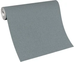 Vliestapete Uni Textil dunkelblau 10215-19