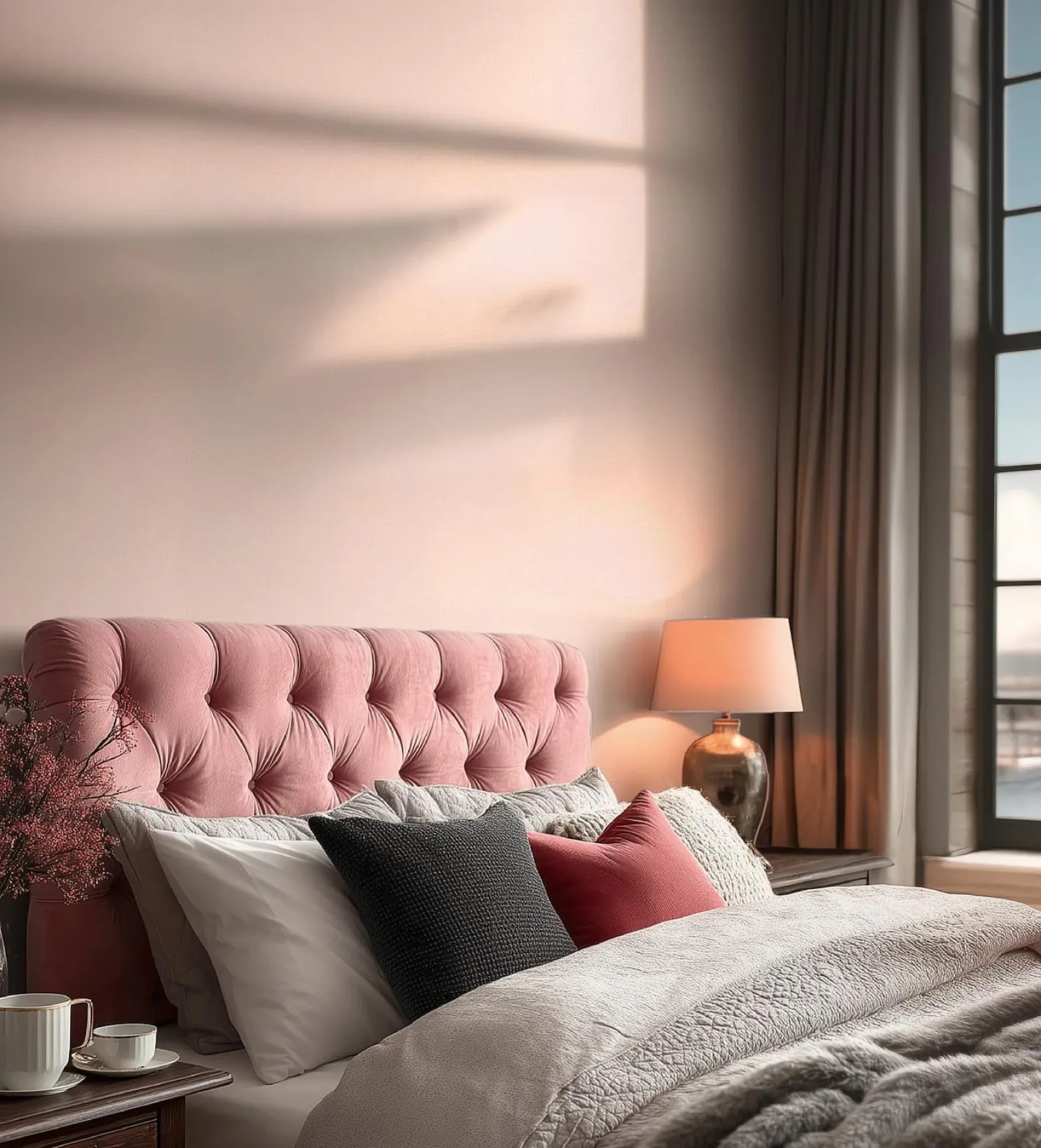 Vliestapete Uni Textiloptik Struktur Rosa 79202-2