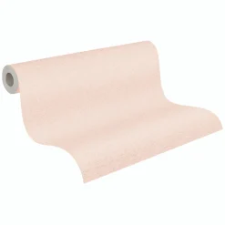 Vliestapete Uni Textiloptik Struktur Rosa 79202-2