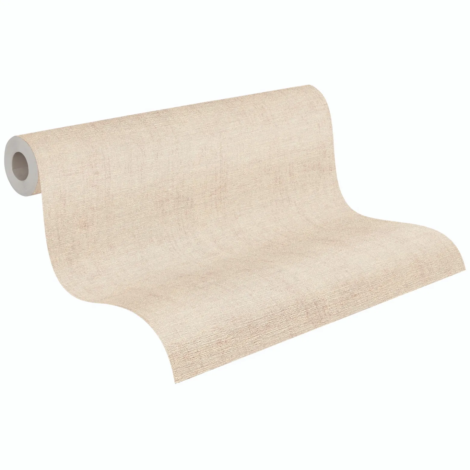 Vliestapete Uni Textiloptik Modern Beige 79165-1