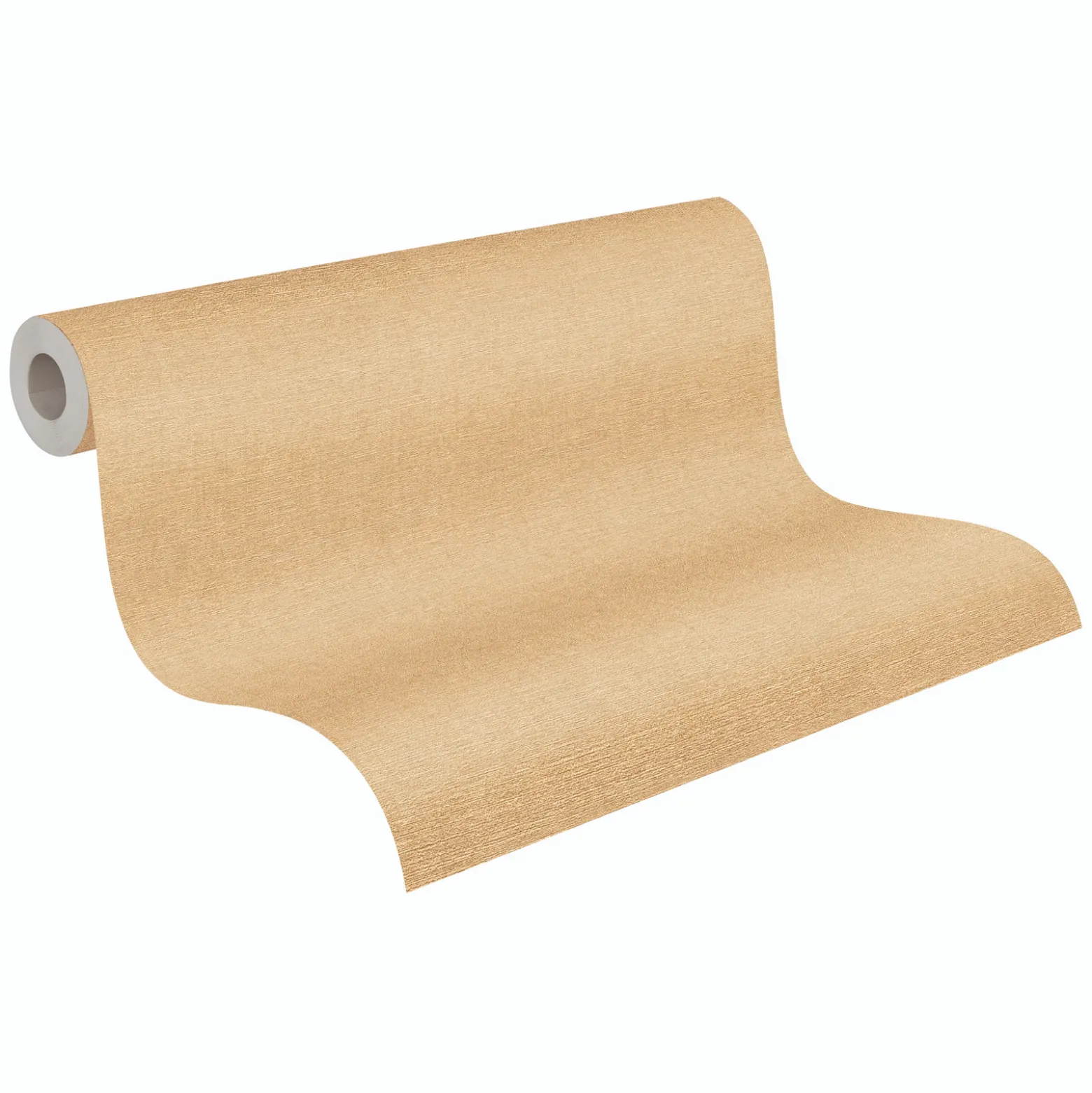 Vliestapete Uni Textiloptik Modern Beige Gelb 79165-6