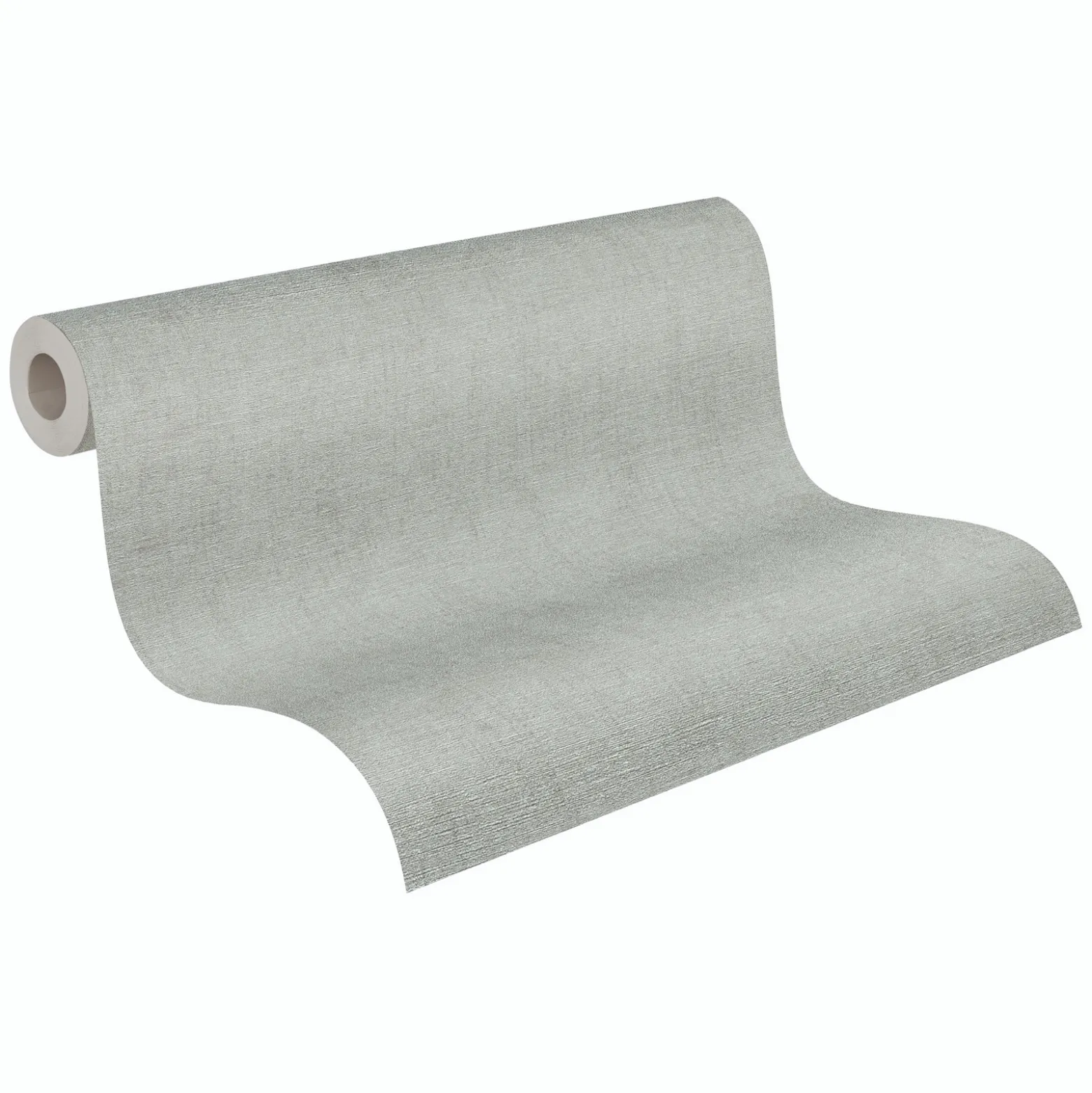 Vliestapete Uni Textiloptik Modern Grün Grau 79166-2