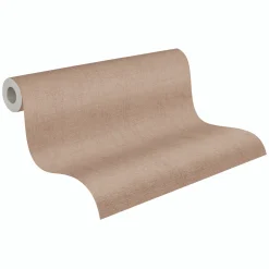 Vliestapete Uni Textiloptik Modern Braun Beige 79165-2