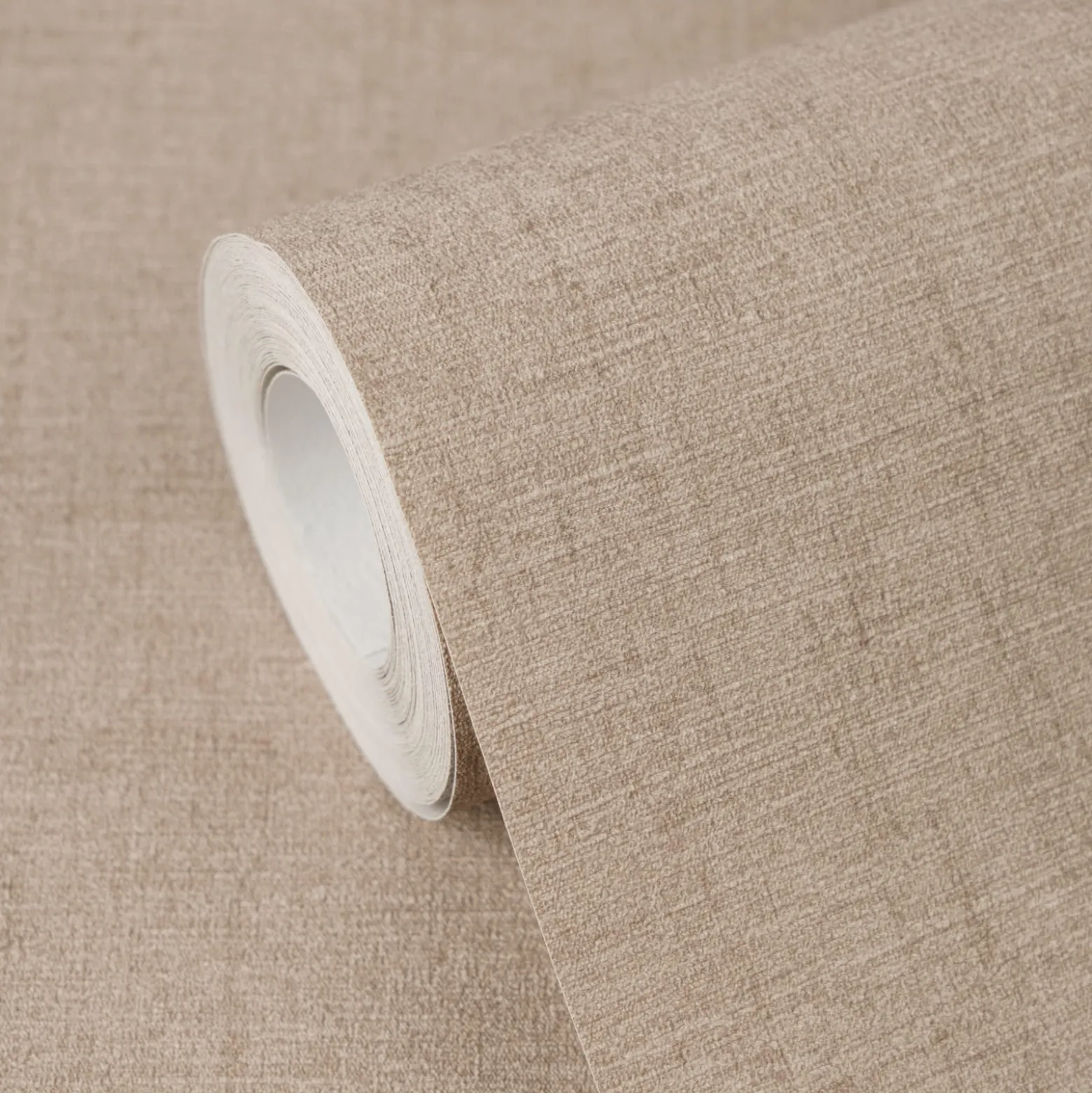 Vliestapete Uni Textiloptik Modern Braun Beige 79165-2
