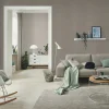 Vliestapete Uni Textiloptik Dunkelgrau Glitzer 10539-34