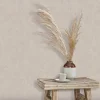 Vliestapete Uni Textiloptik Grau Beige Glitzer 10473-38