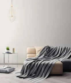Vliestapete Uni Textil Optik Weiß Hellgrau 3908-51