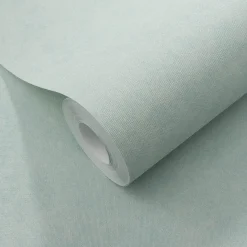 Vliestapete Uni Textiloptik Türkis Glitzer 10473-18