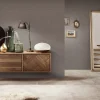 Vliestapete Uni Textiloptik Modern Braun 10430-11