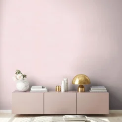 Vliestapete Uni Textil Optik Rosa Weiß 3908-37