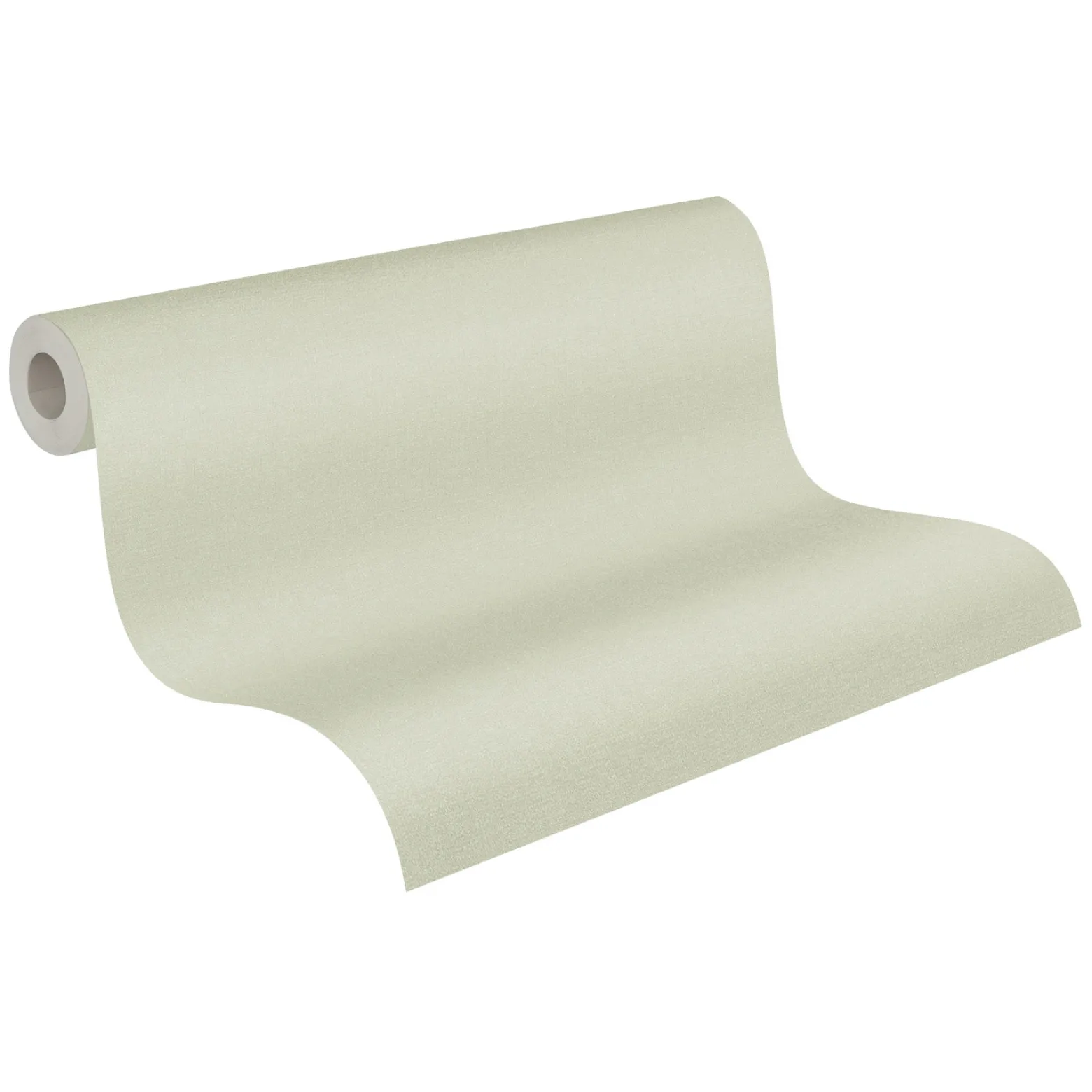 Vliestapete Uni Textil Optik Struktur Grün 39266-6