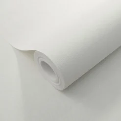 Vliestapete Uni Textiloptik Weiß Glitzer 10473-01