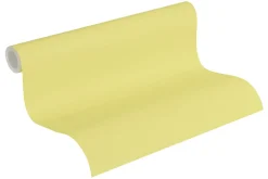 Vliestapete Uni Textil-Optik grün 36932-5